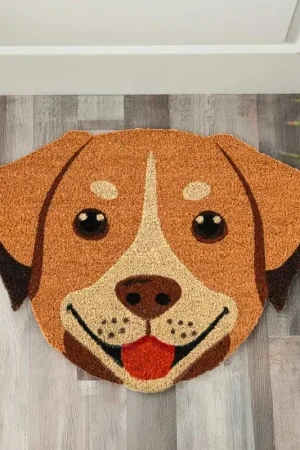 Prix Bas Tapis coco motif chien 'Jango'